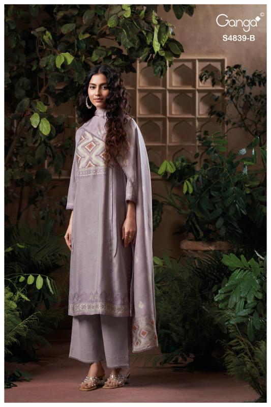 Ganga jivara 4839 wholesale georgette pakistani dress material
